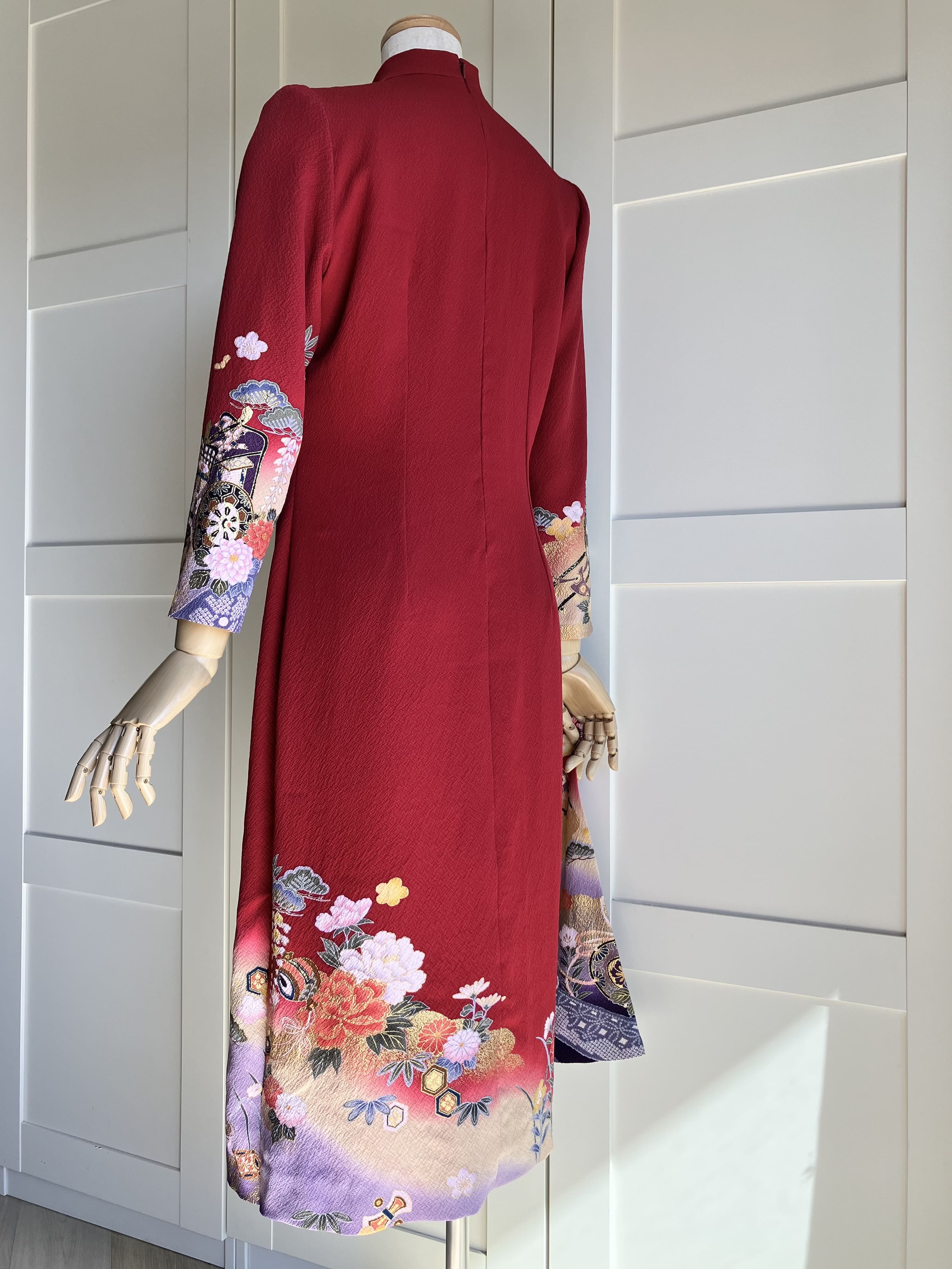 MARUMI DRESS / THE ONE Short-Inner Coat Hybrid Dress [Layered Design]